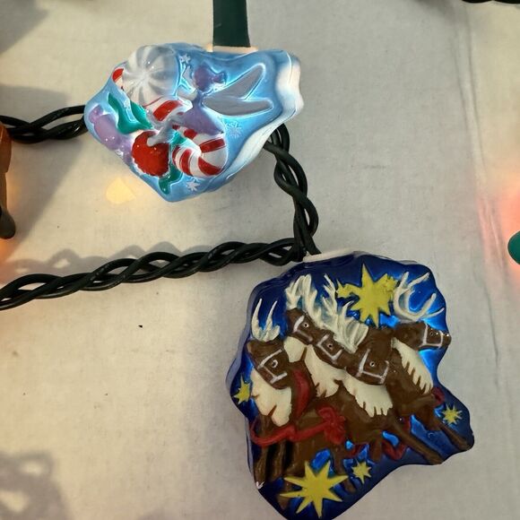 Vintage The Night Before Christmas Storytelling Light Strand Music Works Video - Picture 12 of 17